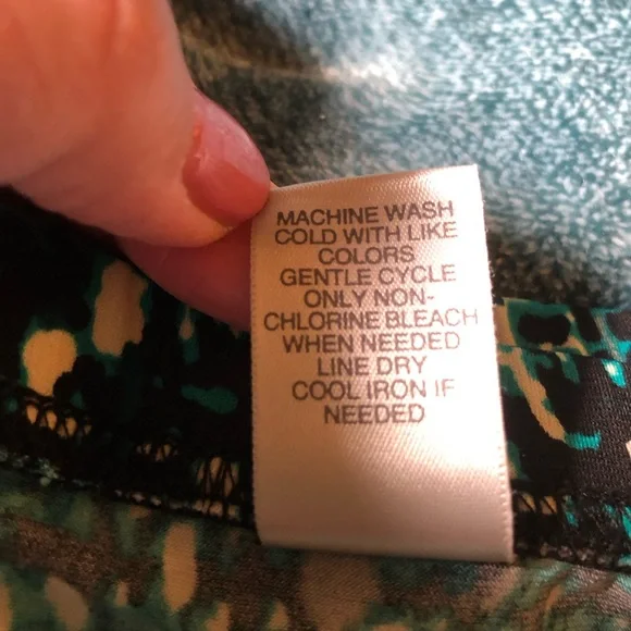 Avenue Skirt-MultiColor Teal, White, Black and Grey - Picture 6 of 7